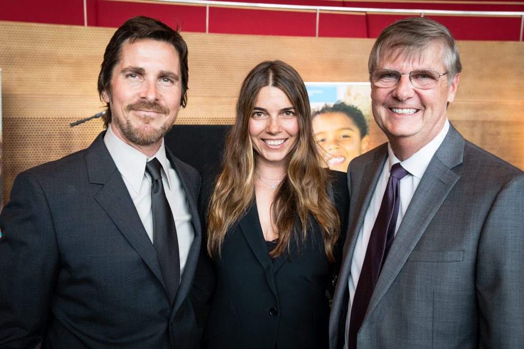 A Visit From Christian Bale And Gloria Steinem Dining And Conversation 2018 Sos Children S Villages Illinois